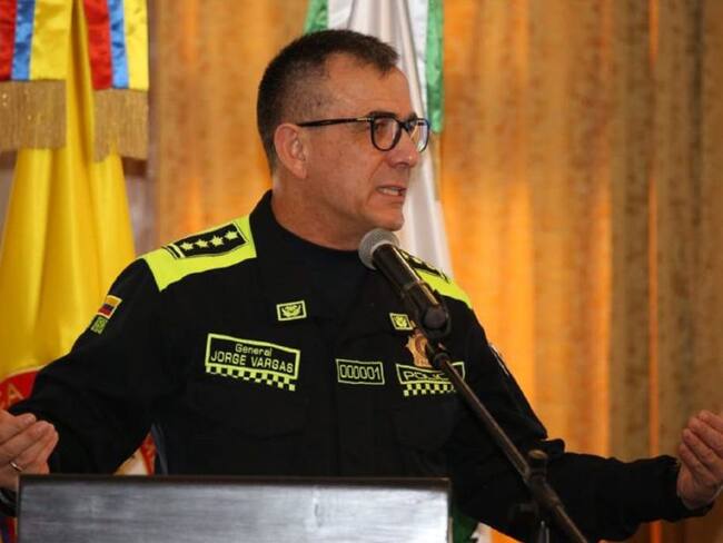 General Jorge Luis Vargas, en reunión con comandantes de Policía en Bogotá.
