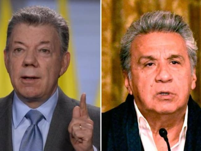 Juan Manuel Santos y Lenín Moreno Garcés
