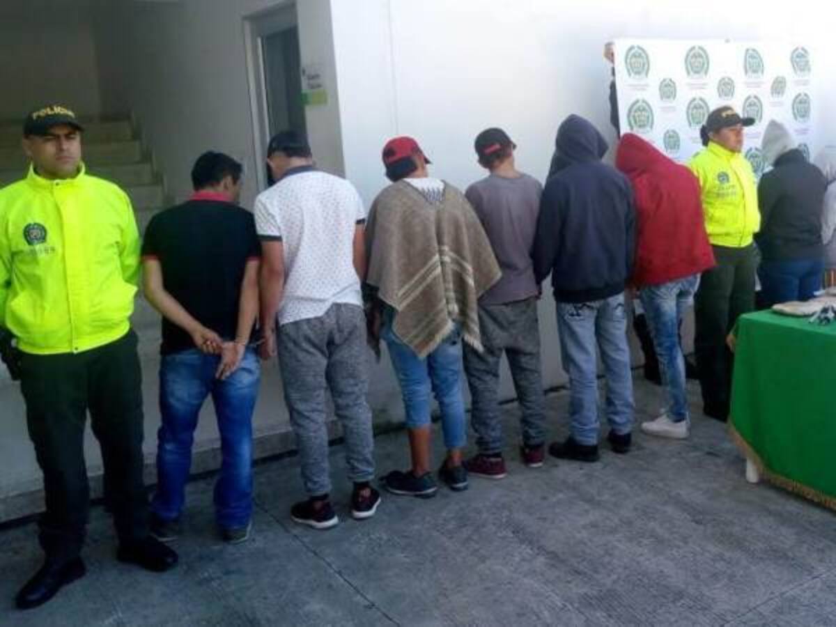 12 personas fueron capturadas en Manzanares, Caldas