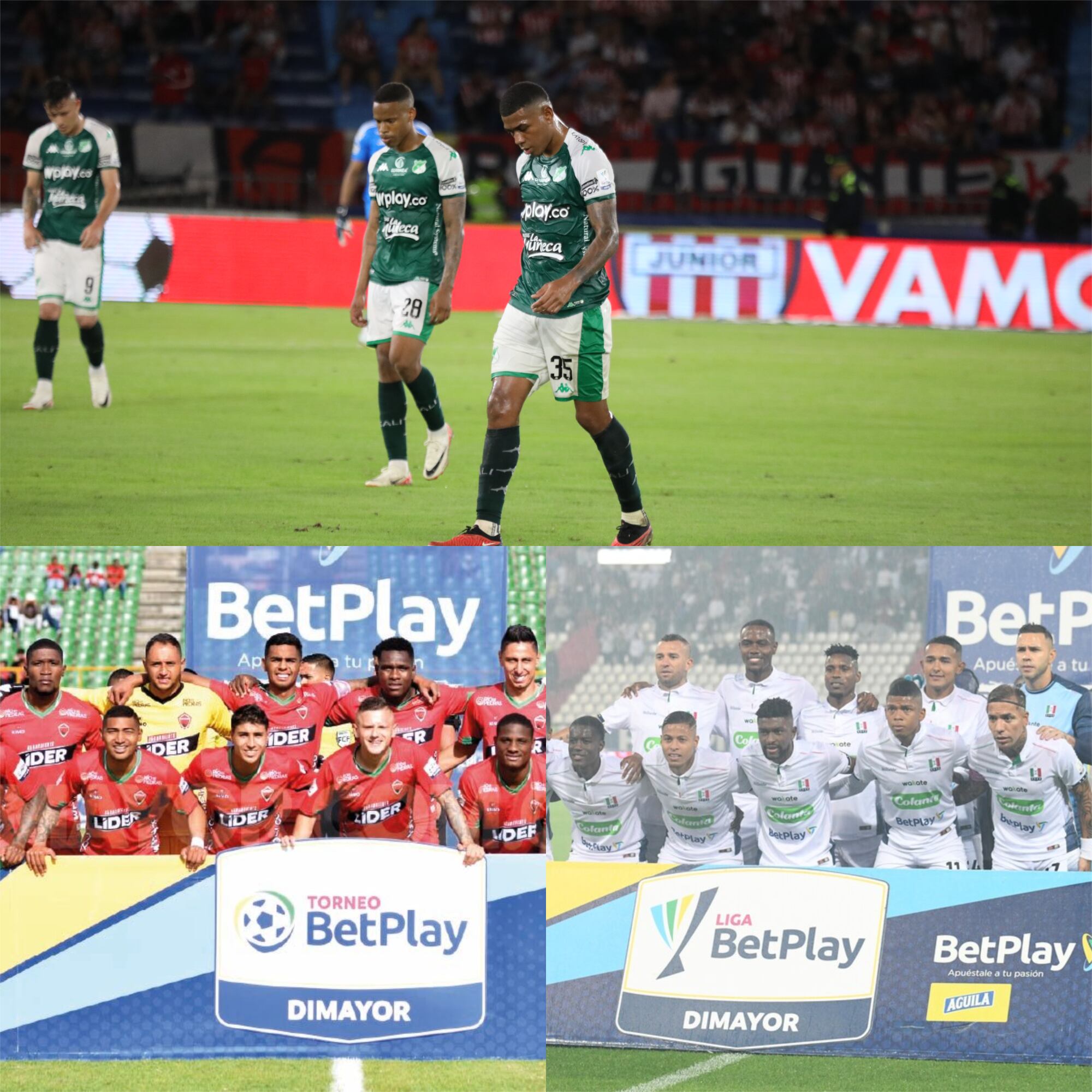 Cali, Patriotas y Once Caldas, son tres de los equipos comprometidos con el descenso / Colprensa y Dimayor.