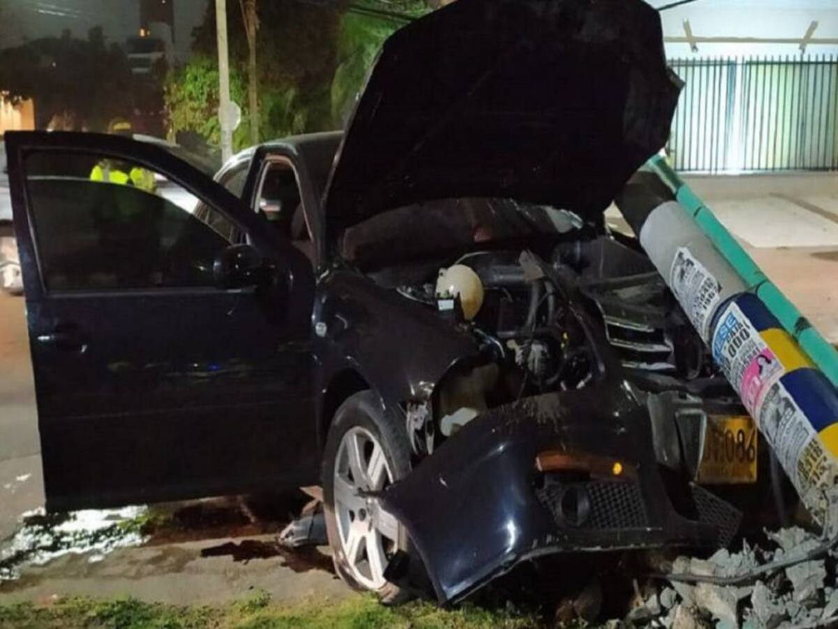 Hombre en estado de embriaguez provocó choque múltiple en Barranquilla