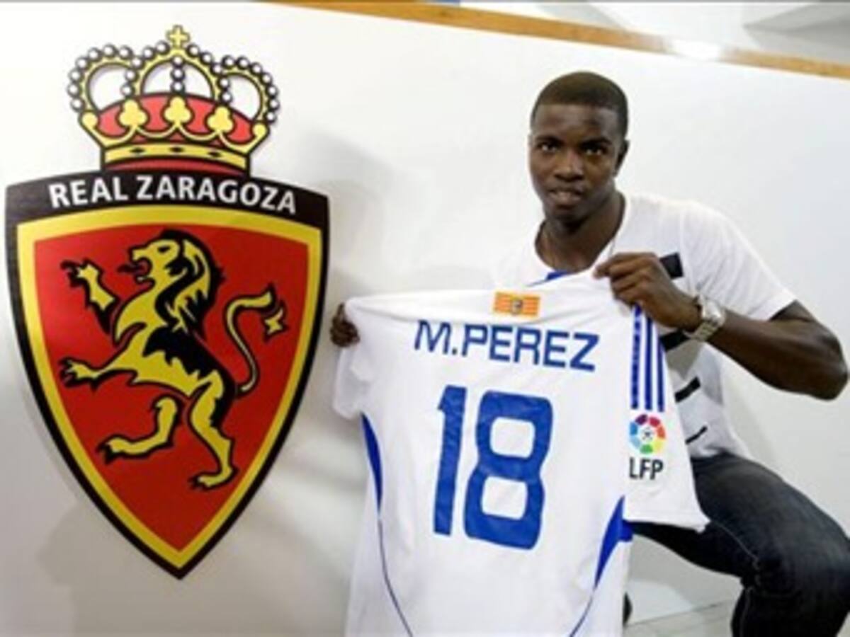 Marco Pérez espera emular en el Zaragoza a David Villa y Diego Milito