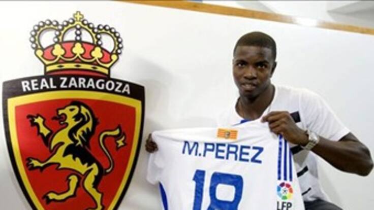 Marco Pérez espera emular en el Zaragoza a David Villa y Diego Milito