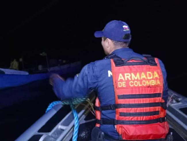 Rescate de tres pescadores en Buenaventura