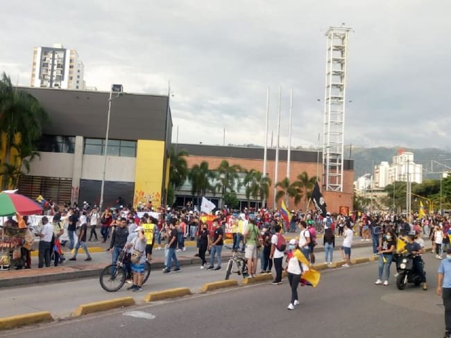 Movilización de hoy miércoles en Bucaramanga