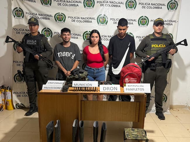 Caen tres guerrilleros de disidencias Farc 'Frente 57' en San Pedro, Valle