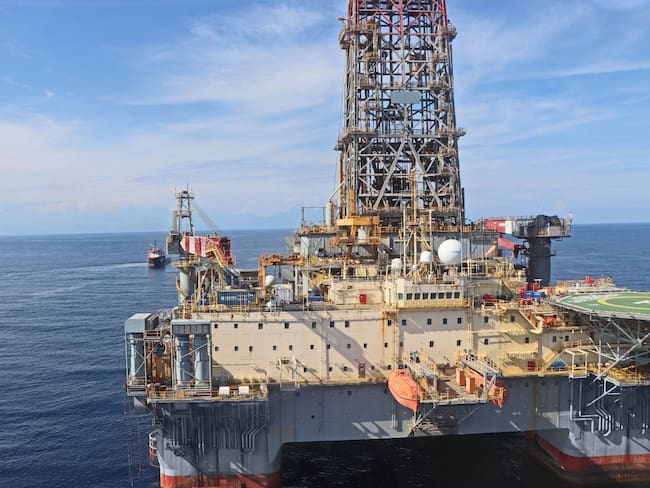 Plataforma pozo Sirius-2 . Ecopetrol