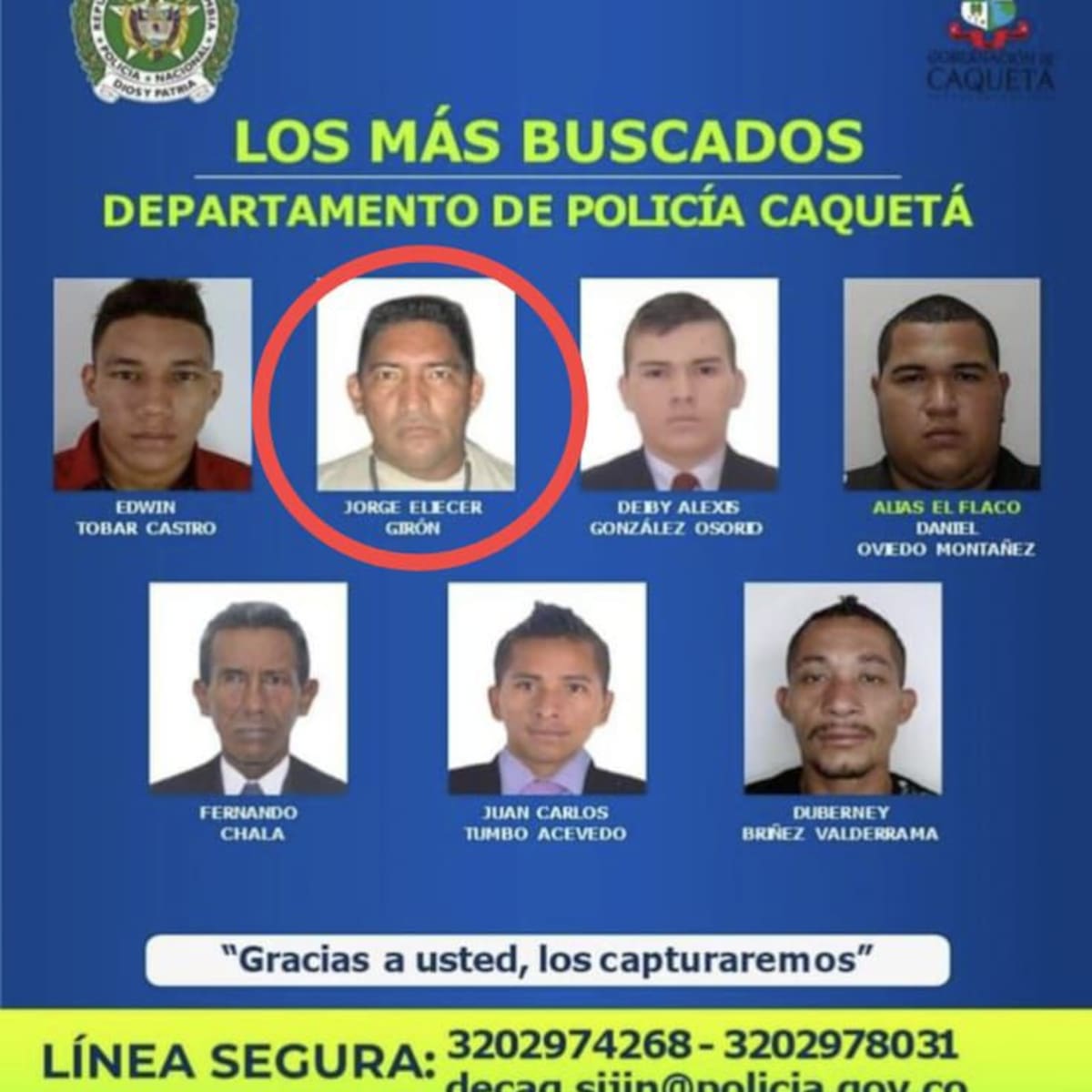 Capturan a alias el “indio” uno de los más buscado en el departamento de Caquetá