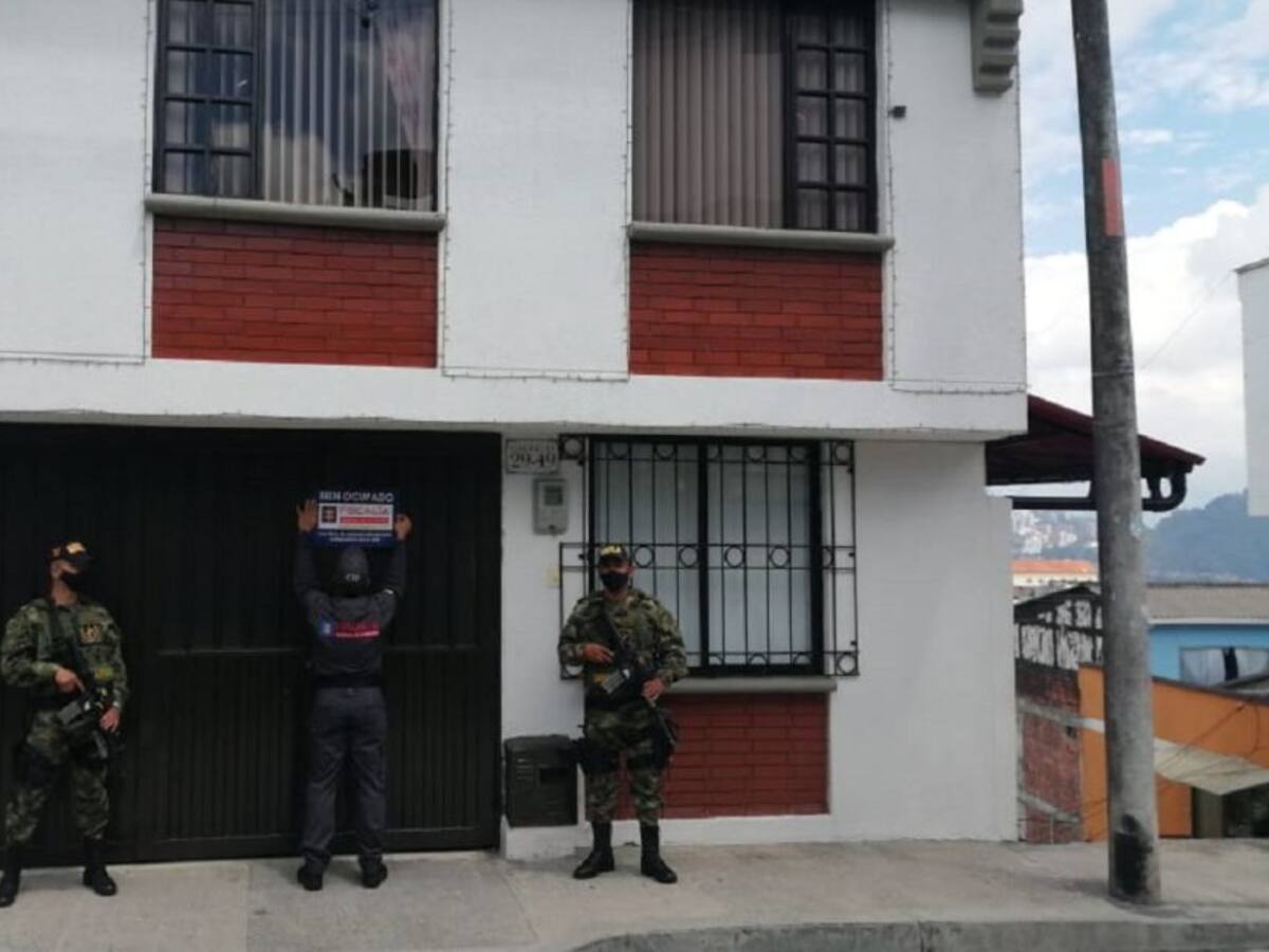 Ejército realizó extinción de dominio a tres predios en el Eje Cafetero