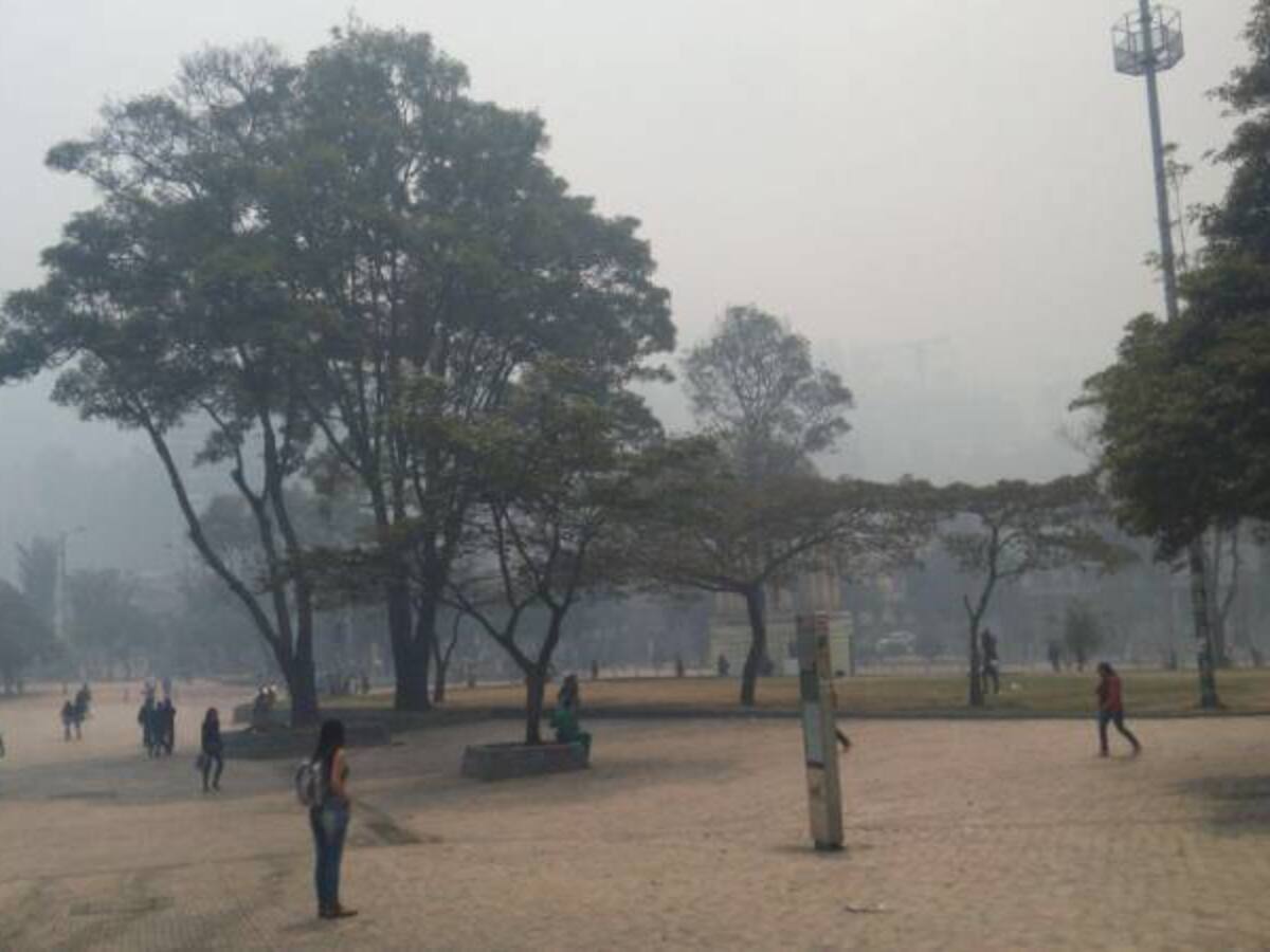 Evacuan colegios, universidades, jardines y entidades oficiales por incendio forestal