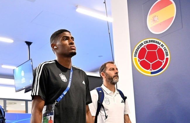 Cristhian Mosquera, defensor colombo español / Composición: Caracol Radio