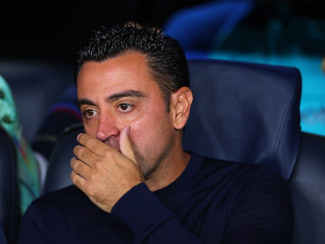 Xavi Hernández, entrenador del FC Barcelona.