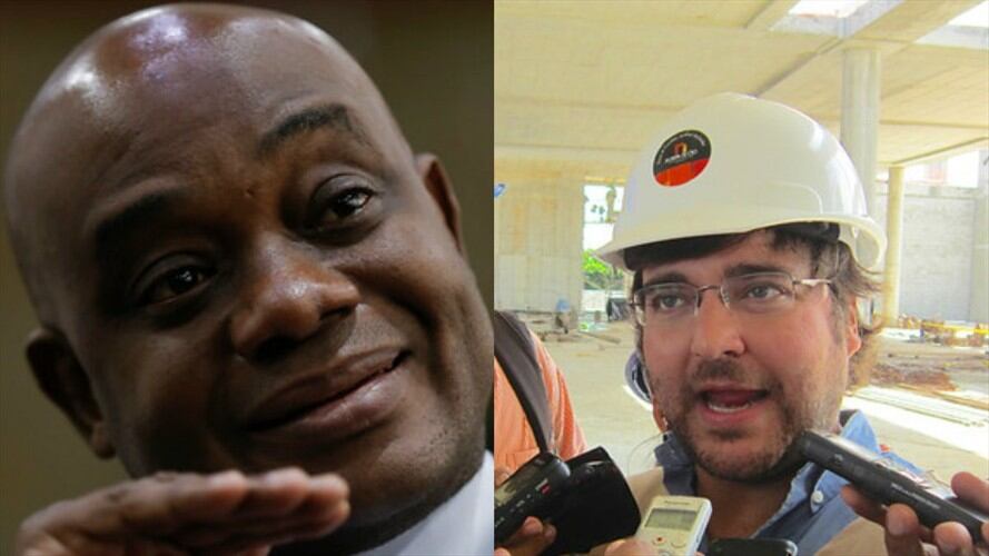 Luis Gilberto Murillo y Jaime Pumarejo. Foto: Colprensa