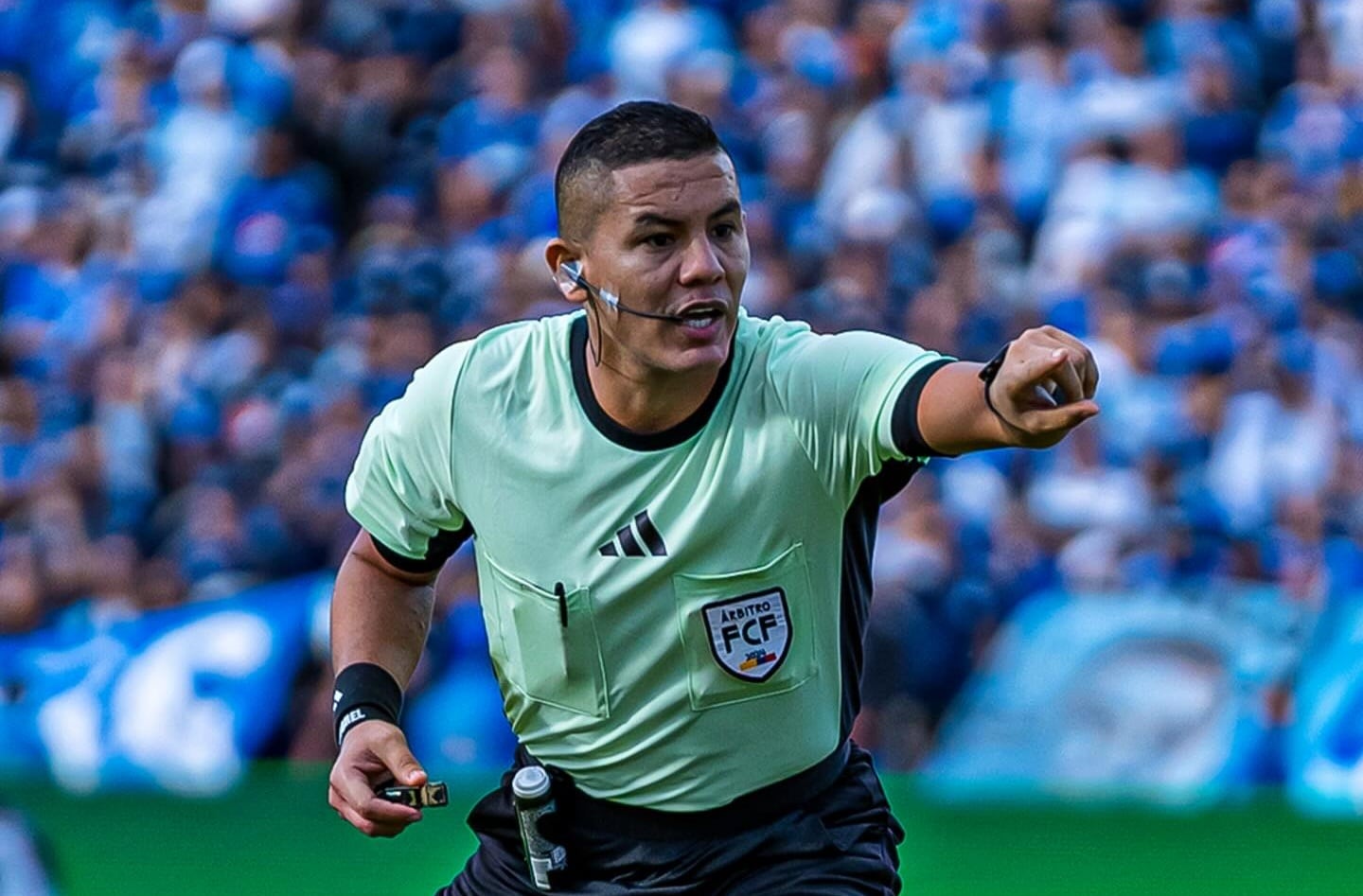Luis Matorel, árbitro del partido Millonarios - Jaguares