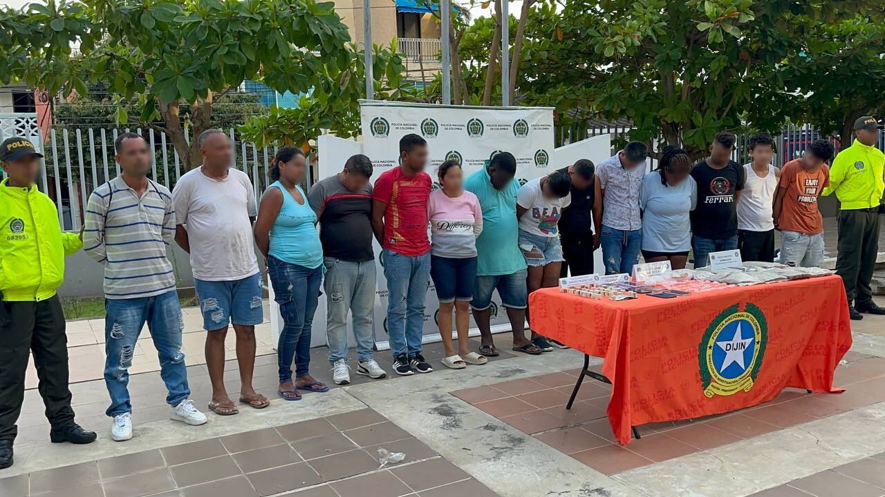 Cayeron “Los Distribuidores”, dedicados al narcotráfico en Cartagena, Ciénaga y Soledad