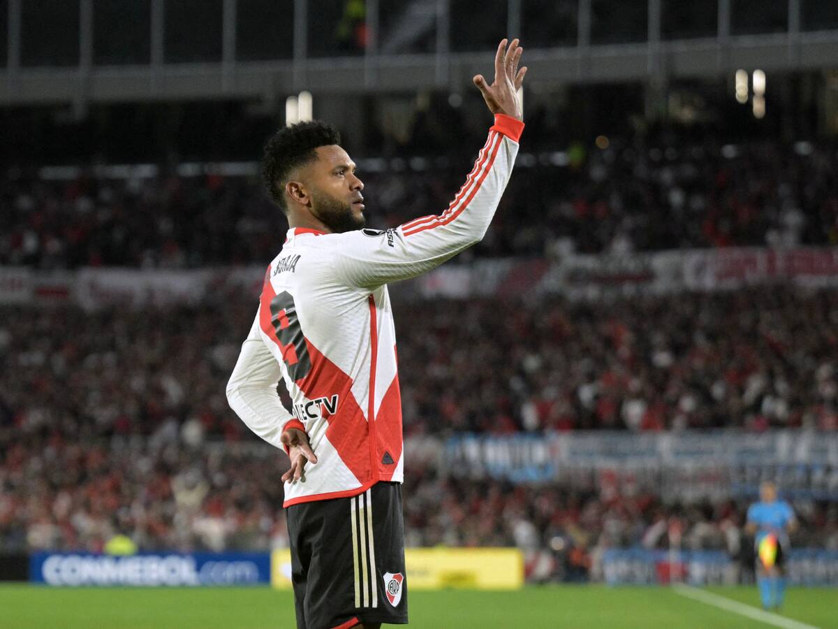 VIDEO | Borja marca doblete con River y es el máximo anotador colombiano en Libertadores