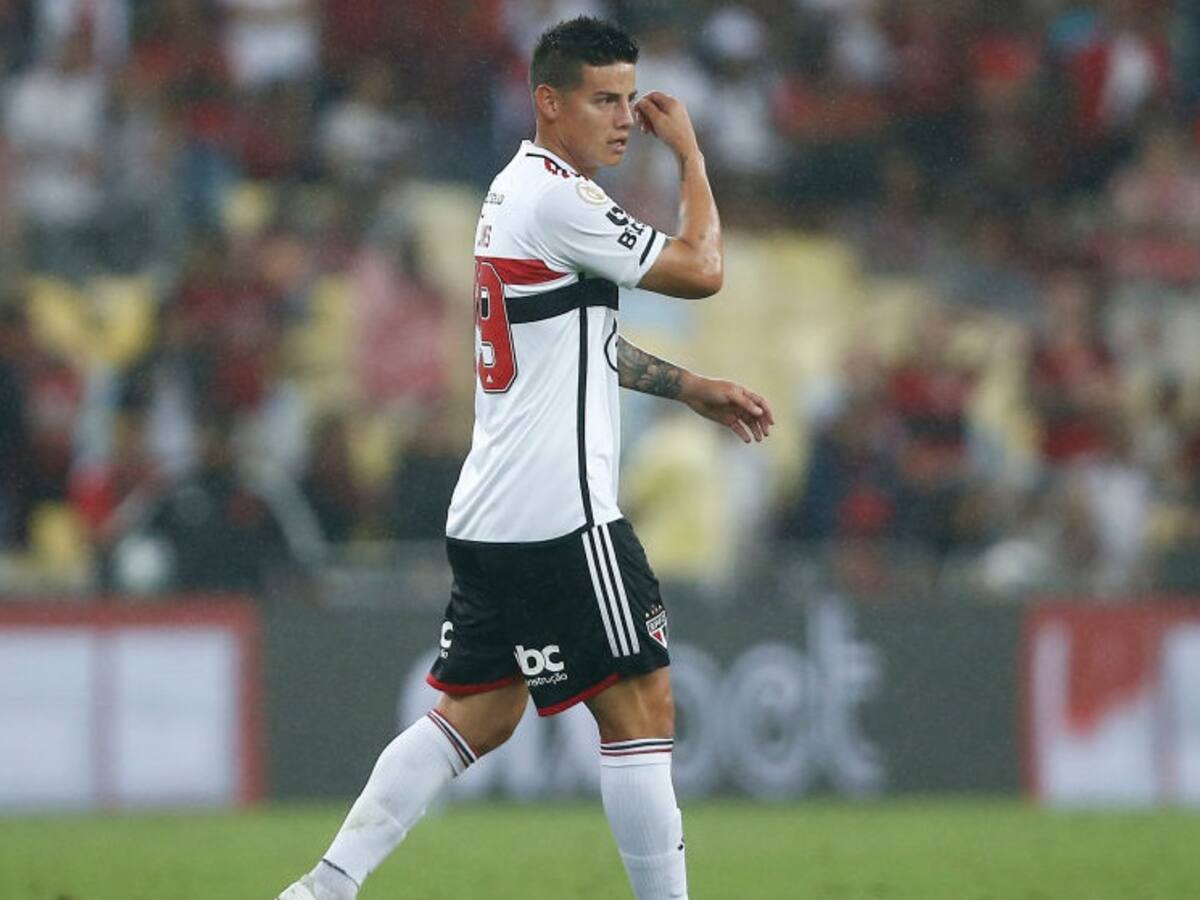 James Rodríguez usaría exótico dorsal en São Paulo