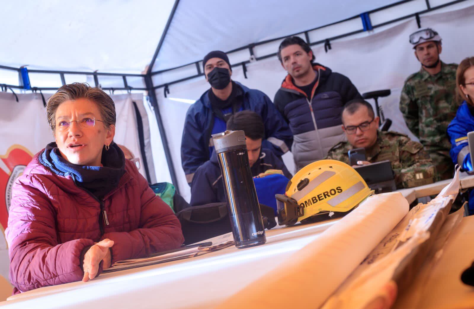 Claudia López preside PMU en La Calera. Foto: Alcaldía Mayor