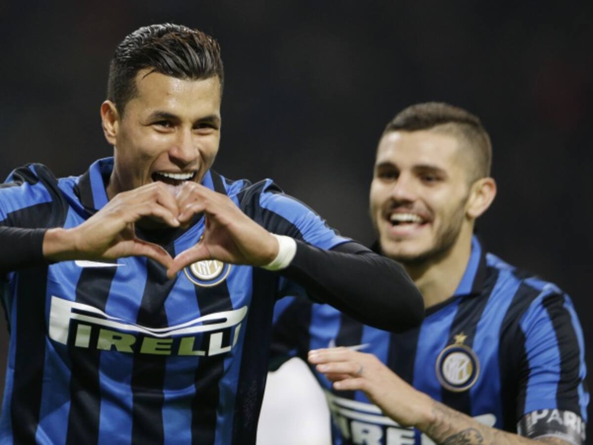 Jeison Murillo marca su primer gol con la camiseta del Inter