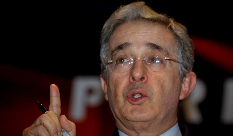Álvaro Uribe, senador del Centro Democrático 