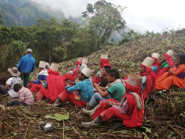 Indígenas de Ituango piden que les evacúen el cuerpo de un compañero muerto