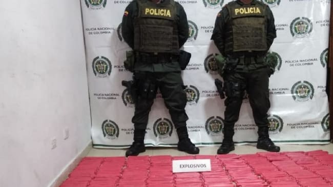 Decomisan explosivos en Nariño