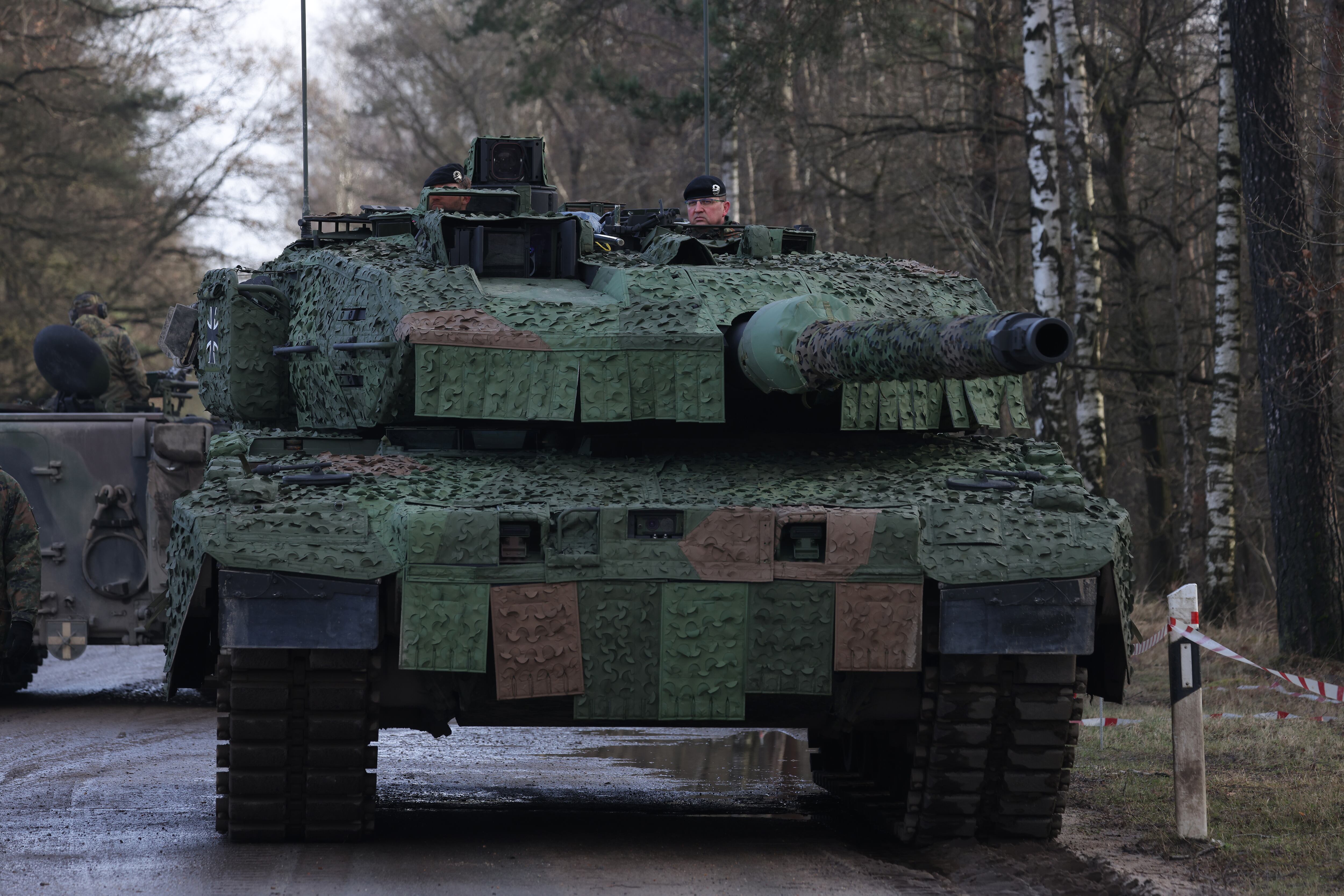 Tanque Leopard 2 A7V manufacturado por Alemania. 
(Foto: Sean Gallup/Getty Images)