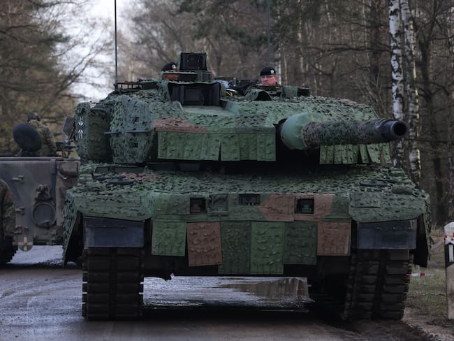 Tanque Leopard 2 A7V manufacturado por Alemania. 
(Foto: Sean Gallup/Getty Images)
