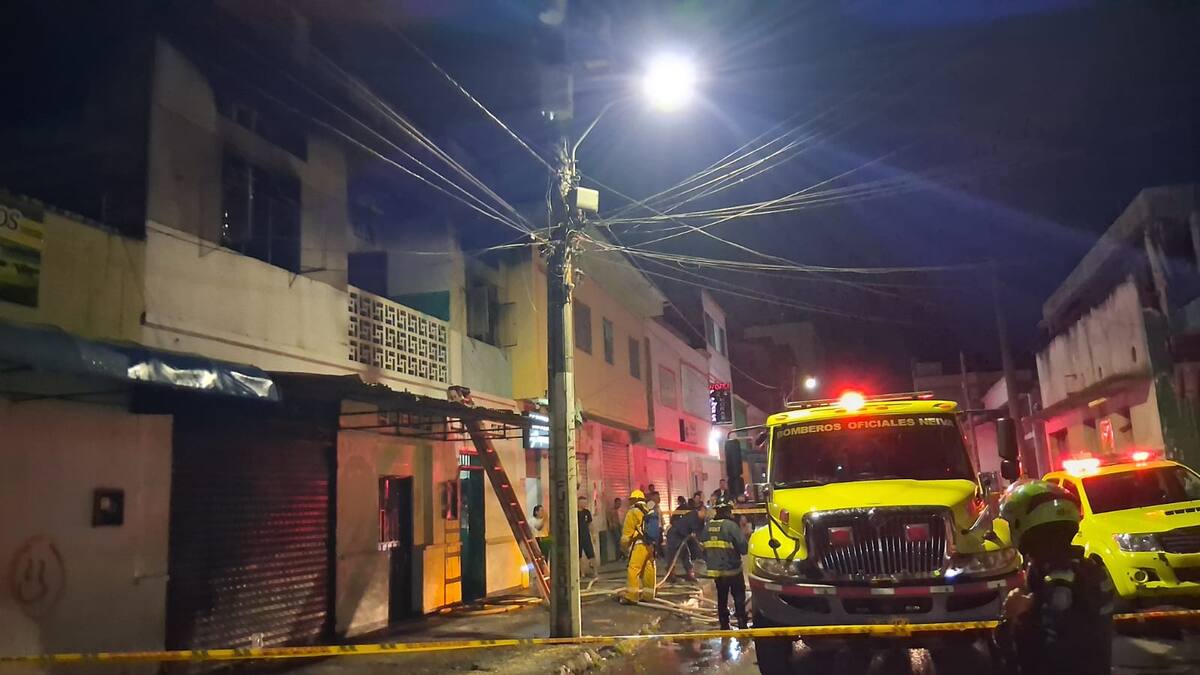 En Neiva Incendio estructural deja tres personas fallecidas