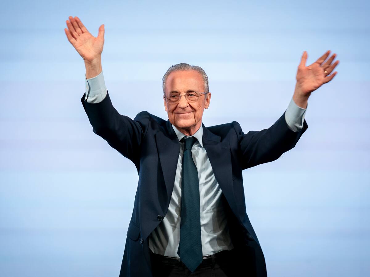 Florentino Pérez fue reelegido como presidente del Real Madrid