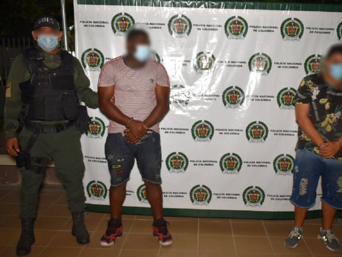 Cayeron dos presuntos integrantes del Clan del Golfo con droga en Cartagena