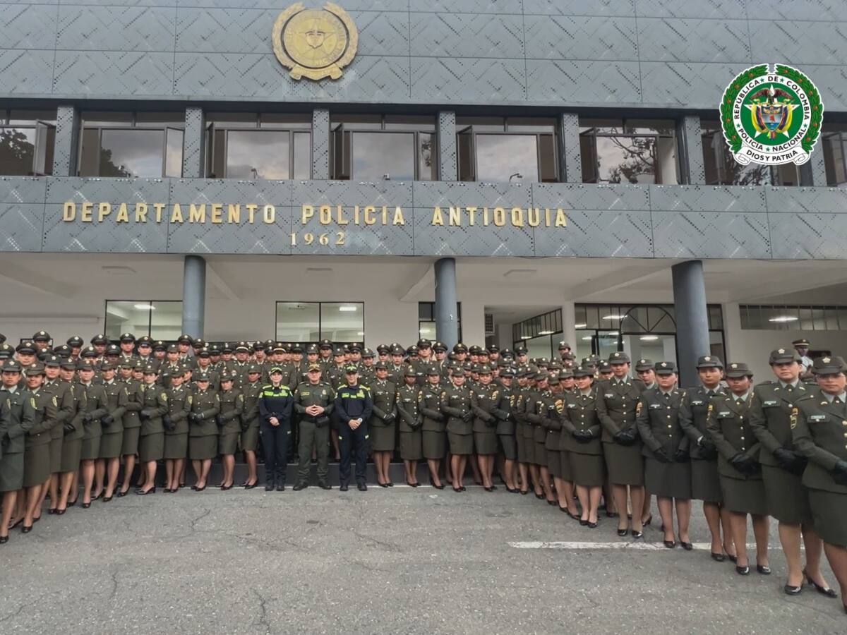150 policías llegaron a Antioquia para prevenir delitos como el homicidio, la extorsión y el hurto