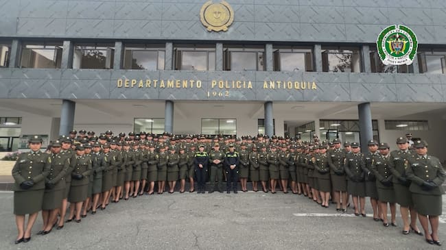 Refuerzo policial en Antioquia