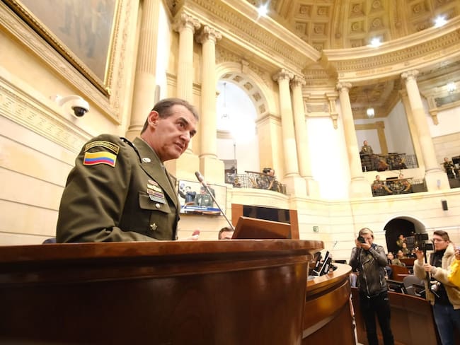 El Senado aprobó el ascenso a Mayor del director de la Policía, William Salamanca (Foto: Senado)