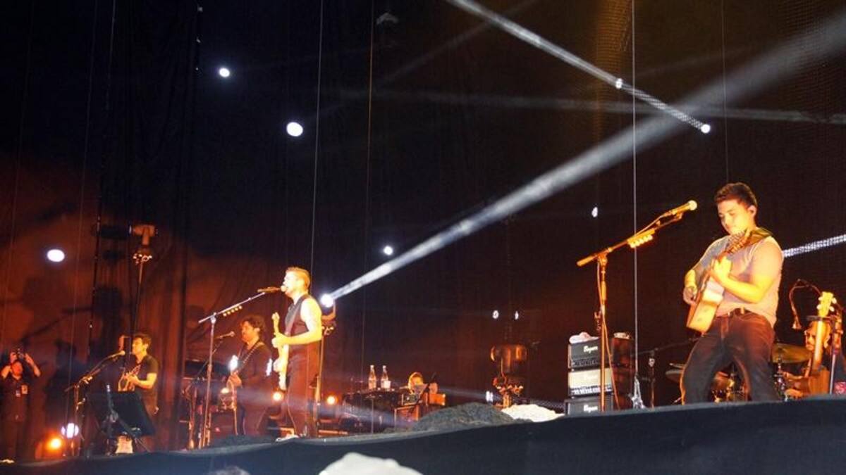El cantante colombiano también le dio mucho protagonismo a su banda durante la gira.
