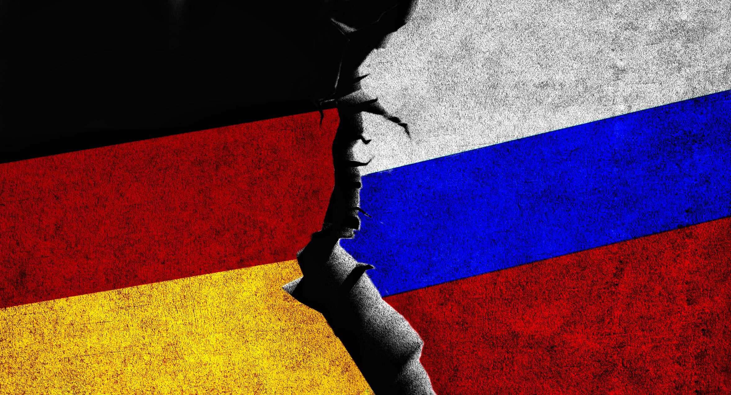 Banderas de Alemania y Rusia. Fotos: Getty Images