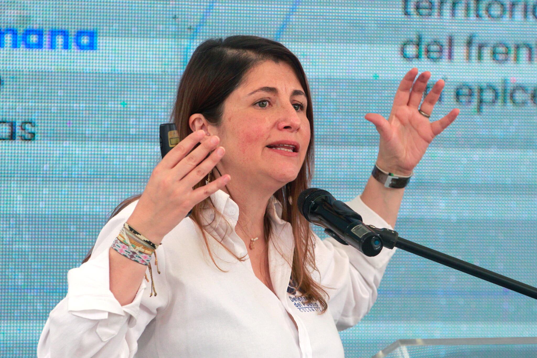 Defensora del Pueblo, Iris Marín. Foto EFE/ Mario Caicedo