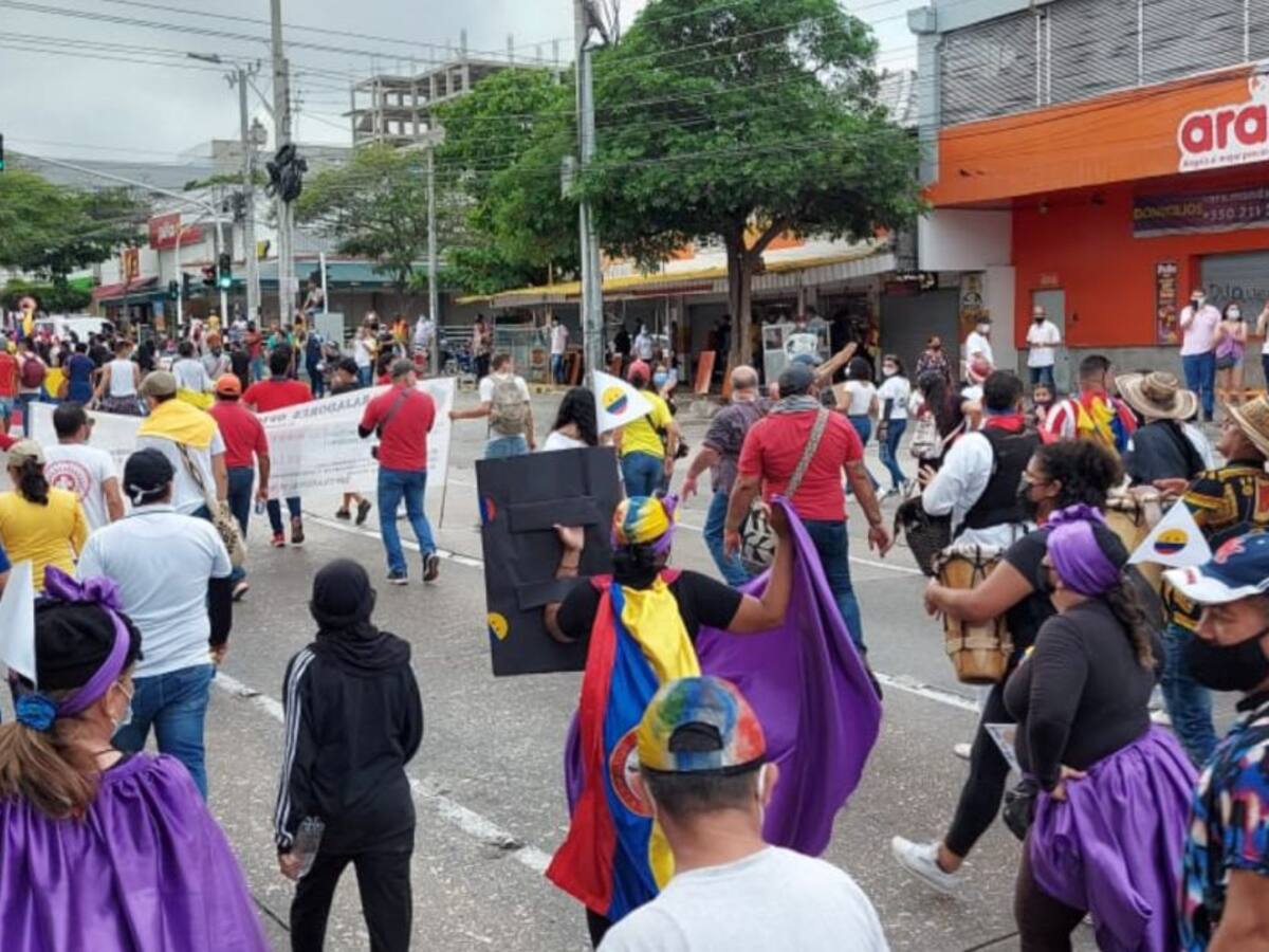 Marcha pacífica en Barranquilla: así fueron las manifestaciones