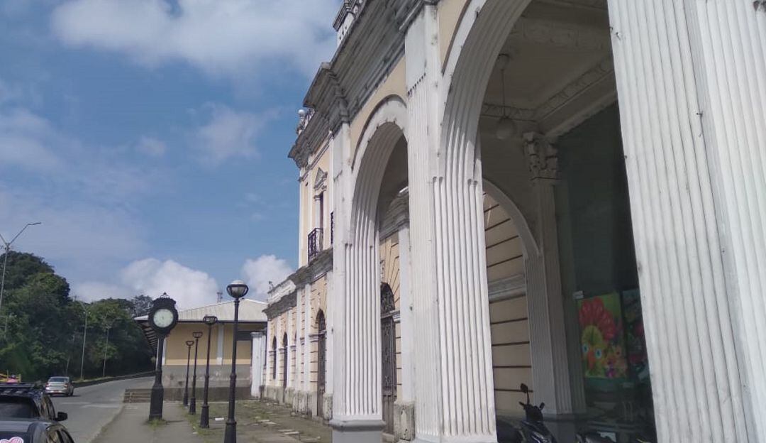 Antigua estación del Ferrocarril en Armenia