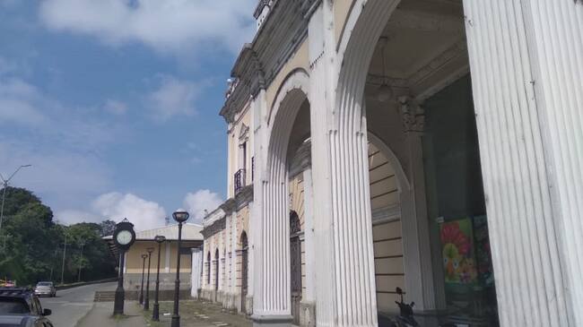 Antigua estación del Ferrocarril en Armenia
