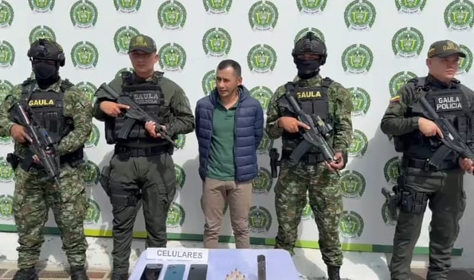 Alias 'Pineda' principal cabecilla de Los Pelusos en Ocaña / Foto: Ejército Nacional