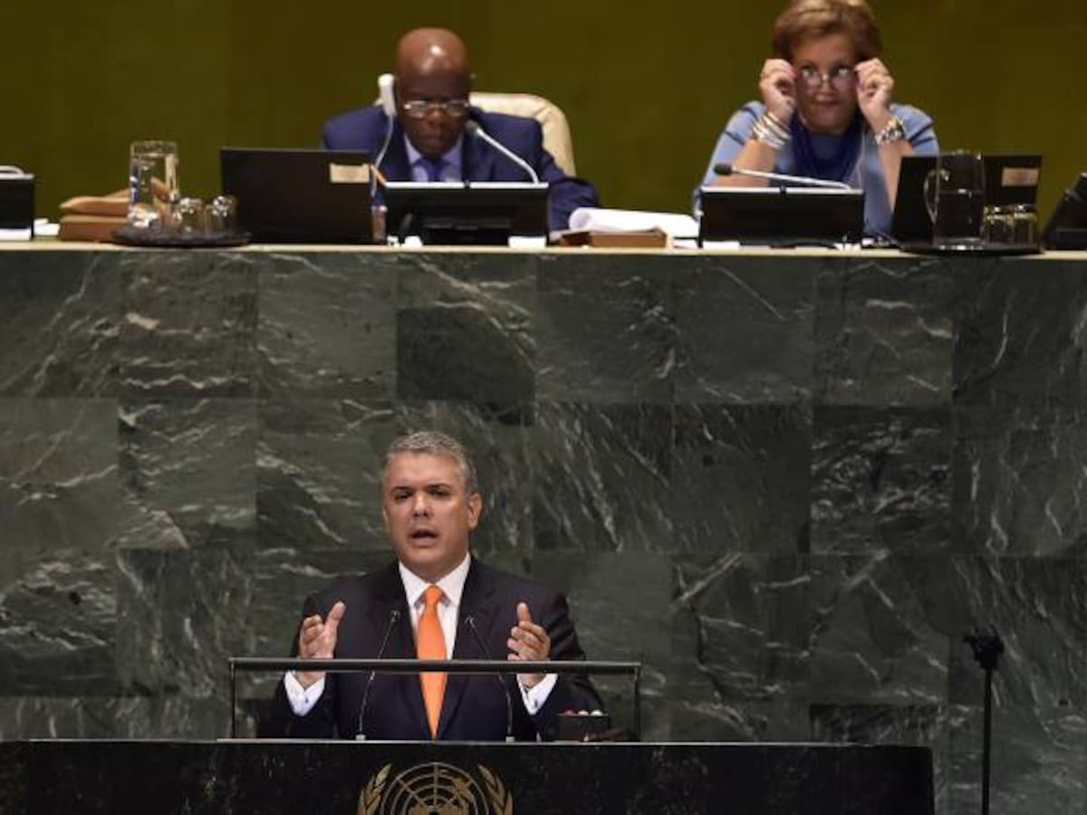 Las 8 frases claves del discurso de Duque ante la ONU