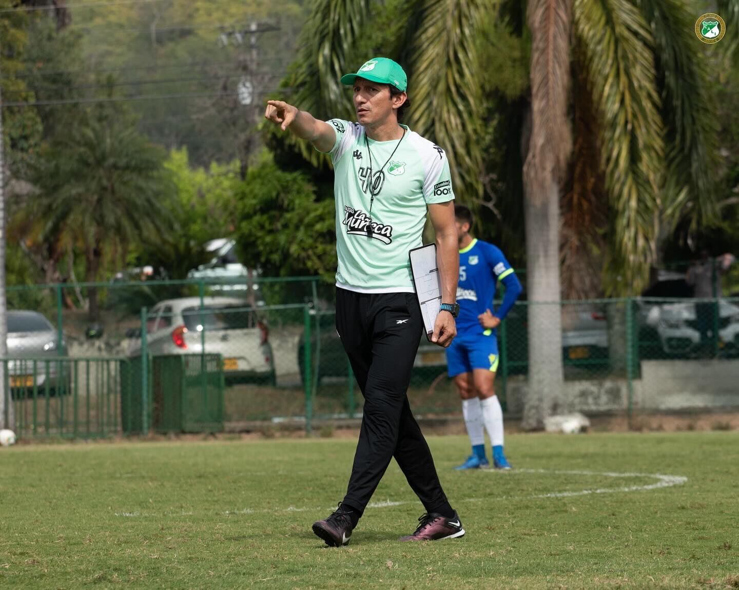 Sergio Herrera, DT del Deportivo Cali / Twitter: @Asodeporcali.
