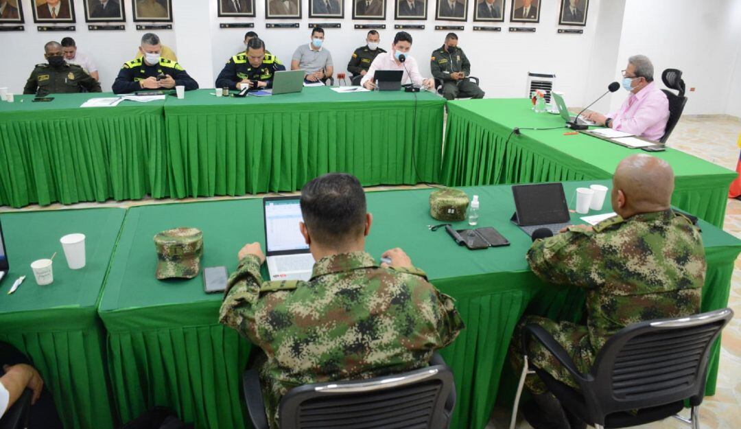 Con presencia de las principales autoridades departamentales, se analizó la situación del Huila en materia de seguridad.