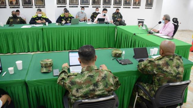 Con presencia de las principales autoridades departamentales, se analizó la situación del Huila en materia de seguridad.