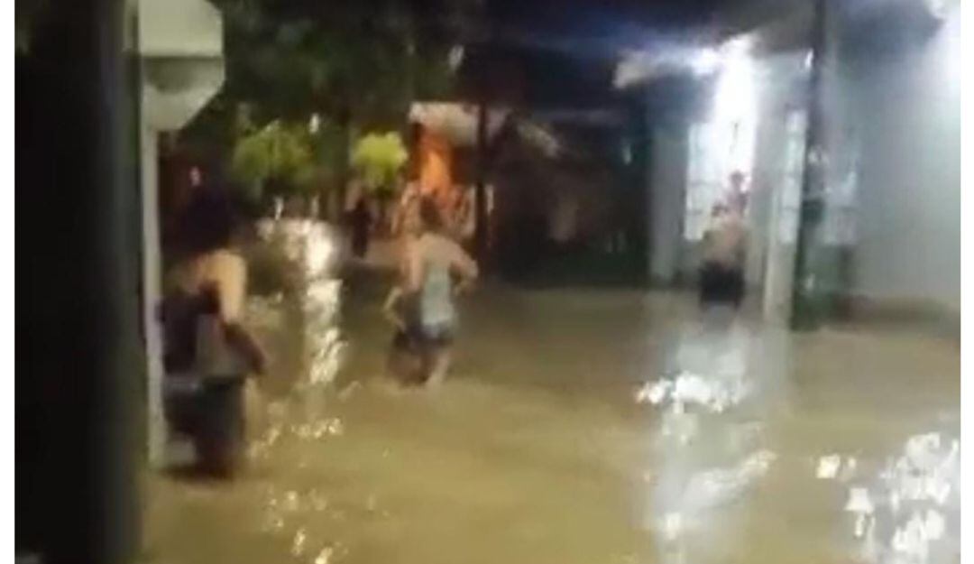 Inundación en Puerto Boyacá. 