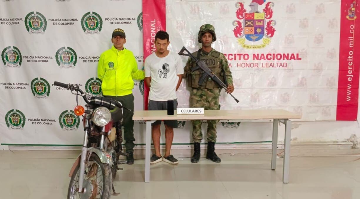 Alias Tony o Kakaroto, capturado por el Ejército.