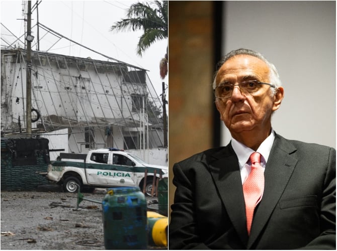 Estación de Policía Morales, Cauca. (Photo by Edwin Rodriguez Pipicano/Anadolu via Getty Images)