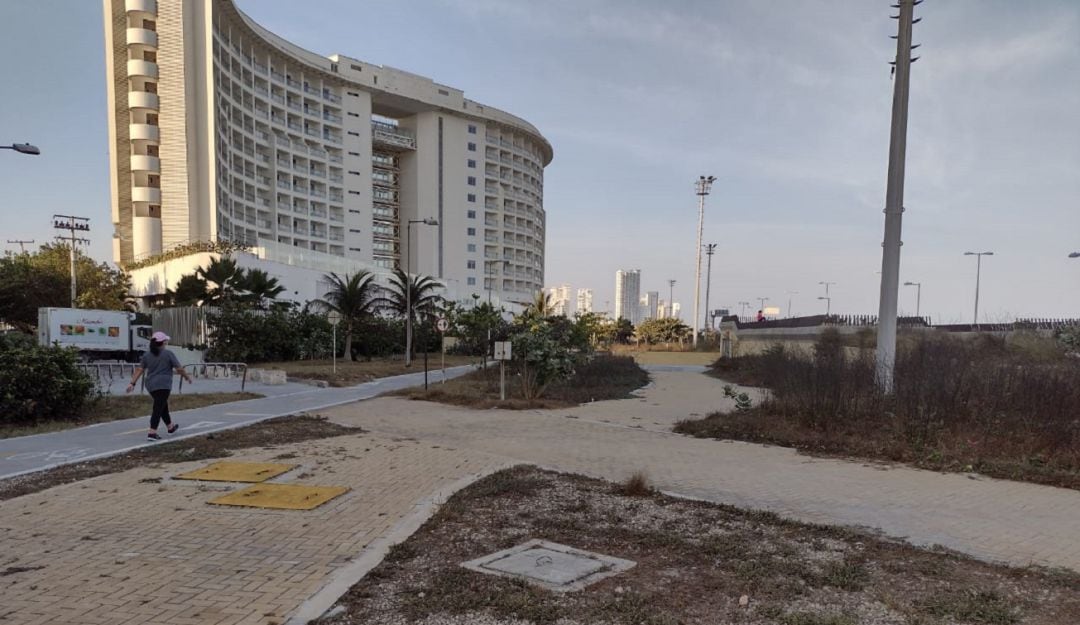 El Parque lineal de Crespo se encuentra en abandono 