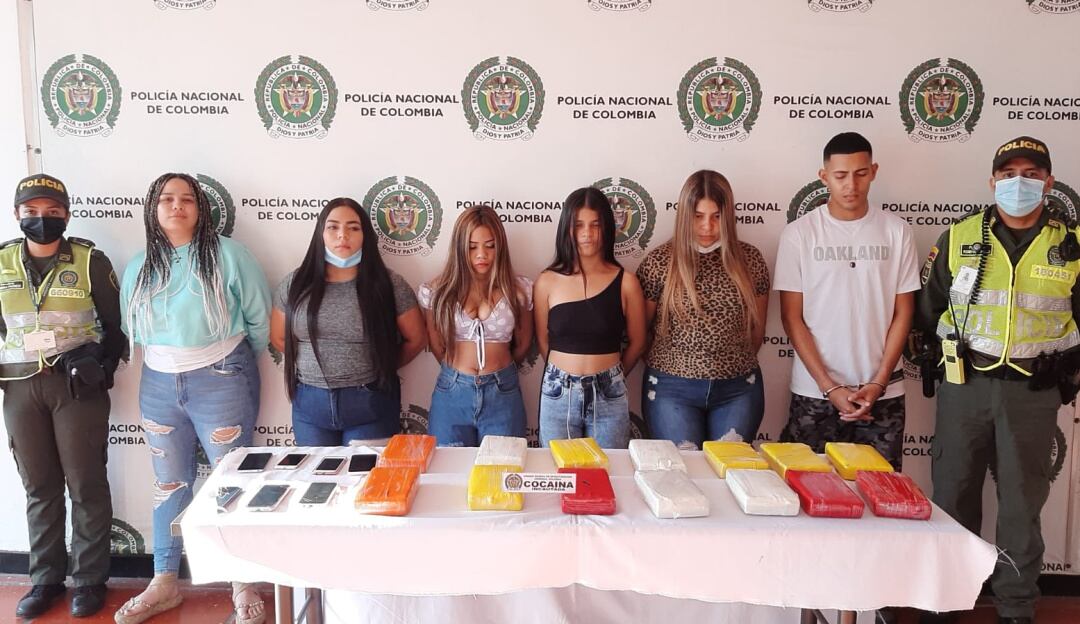 Capturados. Cortesía: Policía